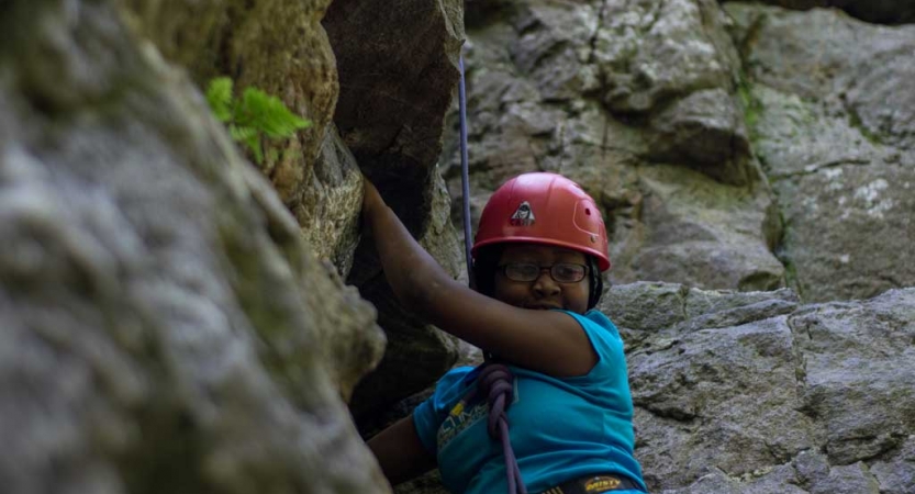 rock climbing outdoor leadership course in DC